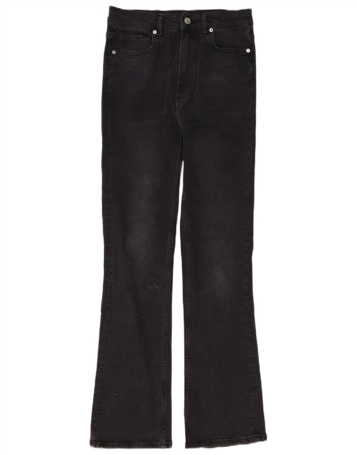 ALL SAINTS Womens Bootcut Jeans W26 L30 Black Cotton