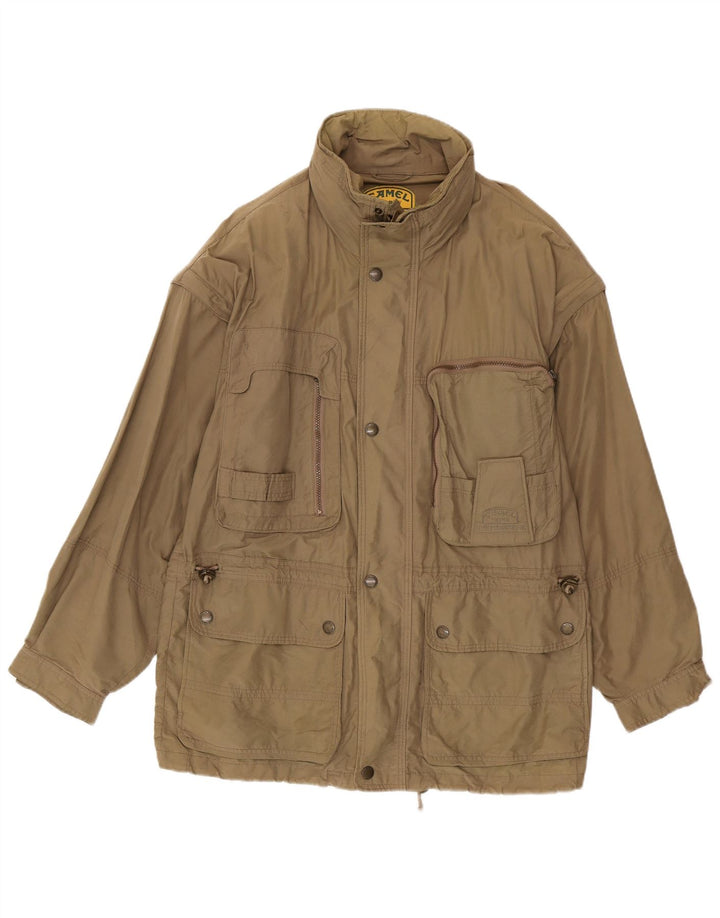 Camel Active Herre Hooded Utility Jacket EU 50 Large Khaki Cotton