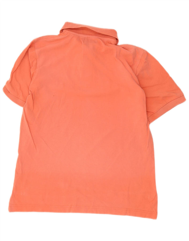 Kappa Mens Polo Shirt Small Orange Cotton