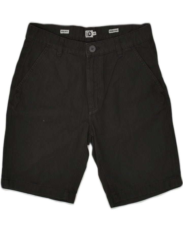 DACK'S Womens Regular Fit Chino Shorts IT 46 Small W32  Black Cotton | Vintage Dack's | Thrift | Second-Hand Dack's | Used Clothing | Messina Hembry 