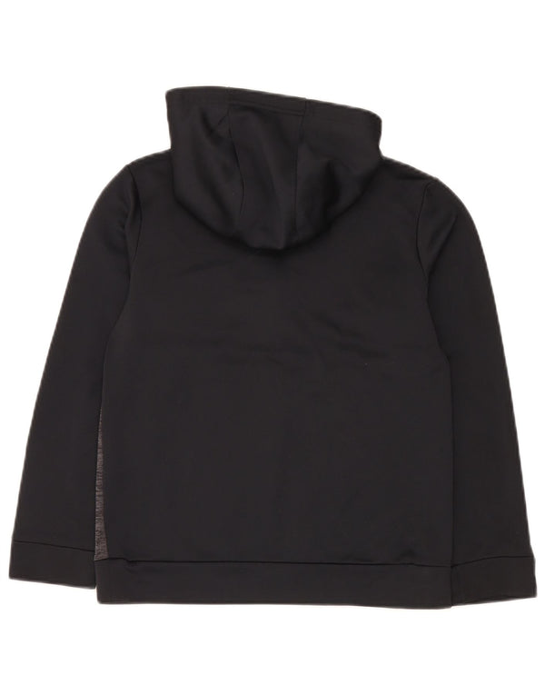Under Armour Boys grafisk hættetrøje 9-10 år Medium Sort Colourblock