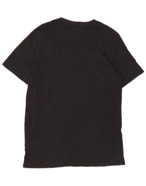 Camiseta gráfica masculina Champion de algodão preto médio