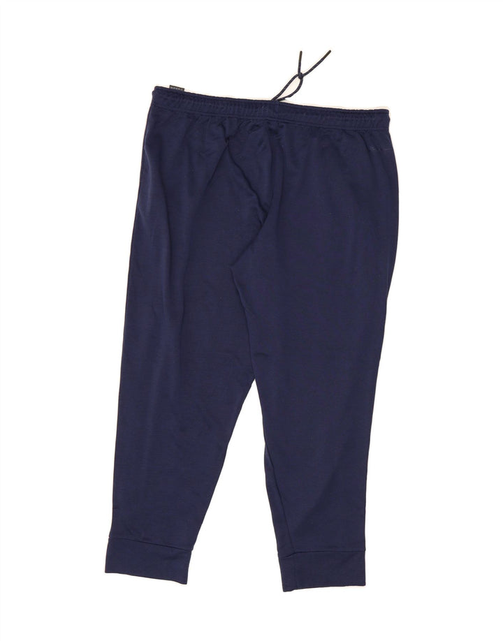 EDDIE BAUER Mens Tracksuit Trousers Joggers 2XL Navy Blue Polyester Vintage Eddie Bauer and Second-Hand Eddie Bauer from Messina Hembry 