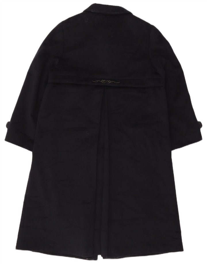 Pischl Womens Overcoat UK 14 Medium Navy Blue Wool