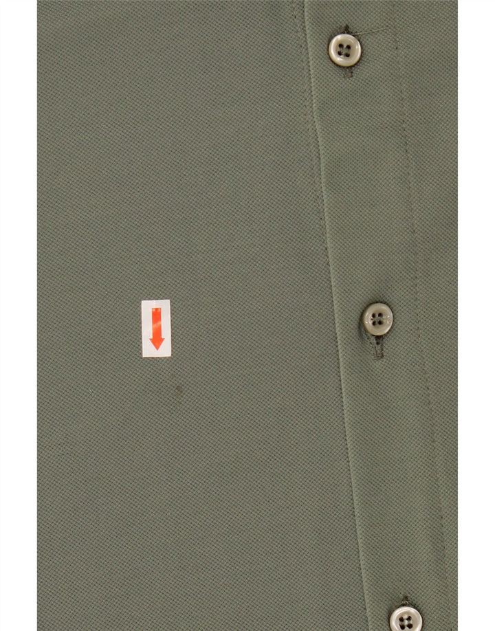 Marlboro Classics Mens Short Sleeve Shirt XL Khaki Tactel