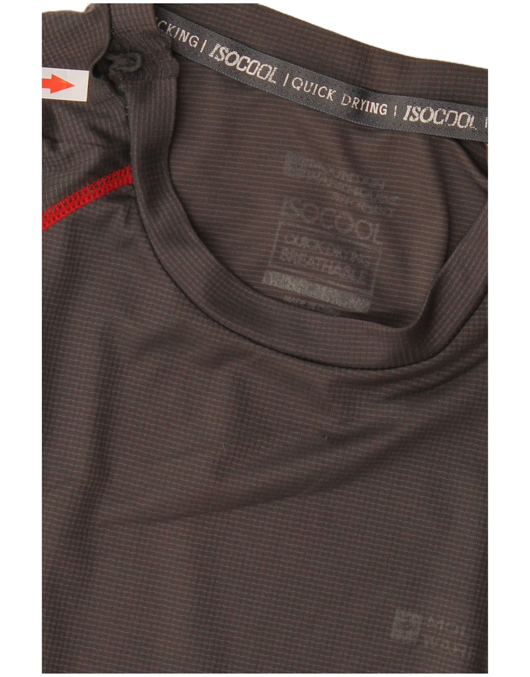 MOUNTAIN WAREHOUSE Mens T-Shirt Top Small Grey Check