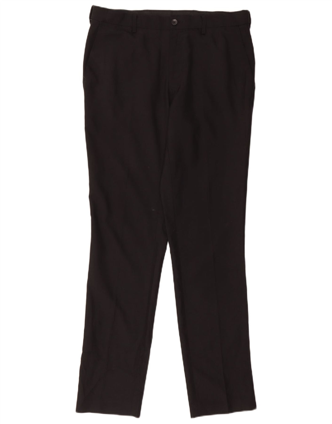 Pantaloni chino slim da uomo Marks & Spencer W34 L33 poliestere nero