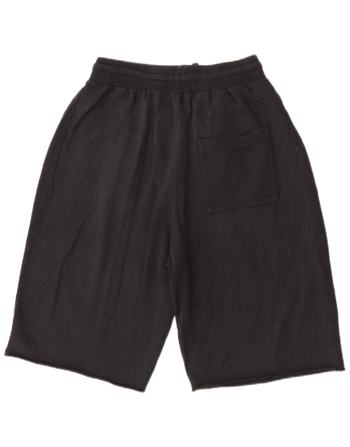 Zara Mens Bermuda Sport Shorts Medium Black