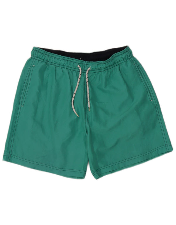 Pantaloncini da bagno Marks & Spencer da uomo Blue Harbour in poliestere verde medio