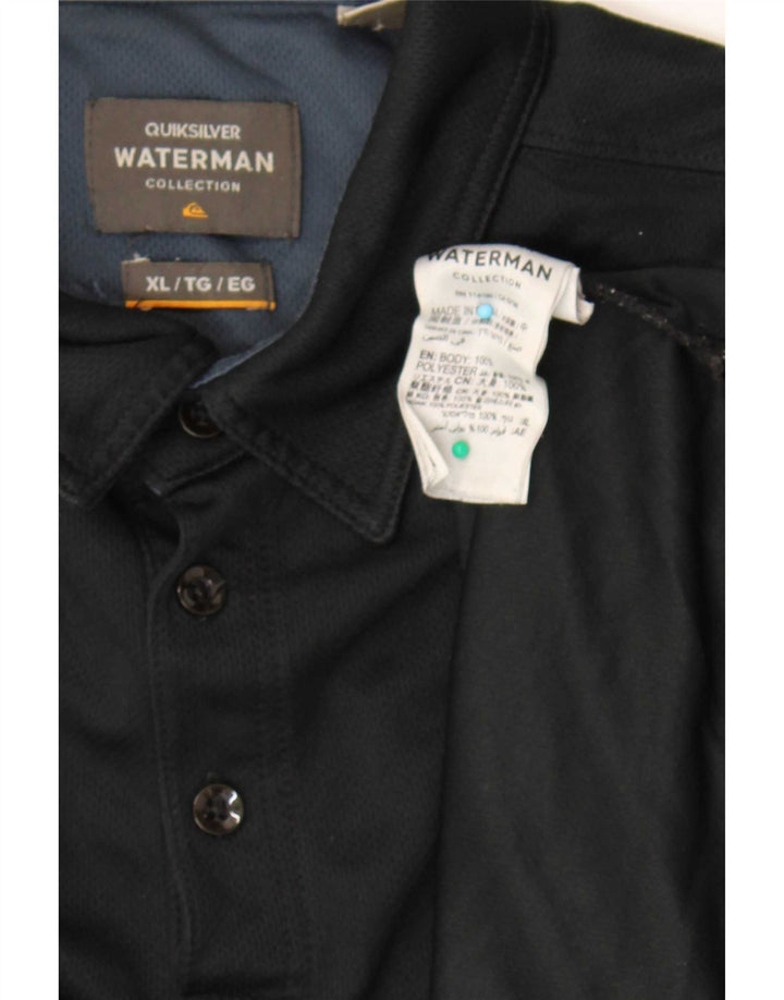 Quiksilver Polo Homme XL Noir Polyester