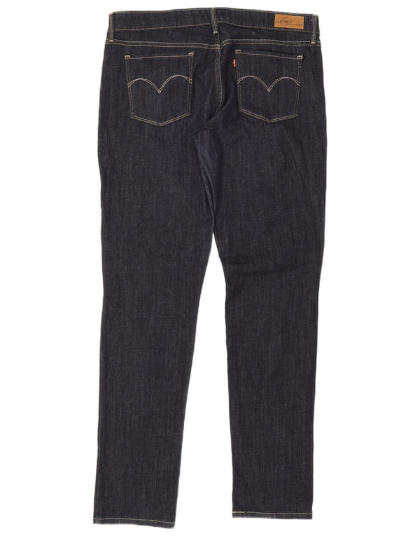 Levi's Dame Slight Curve Skinny Jeans W32 L34 Marineblå Bomuld