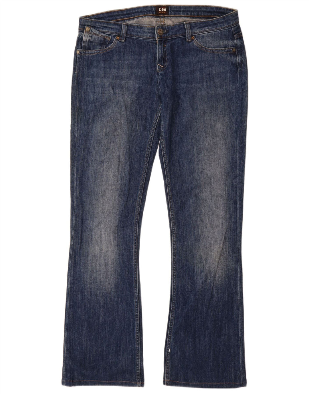 Lee Womens Bliss Bootcut Jeans W31 L35 Blue Cotton
