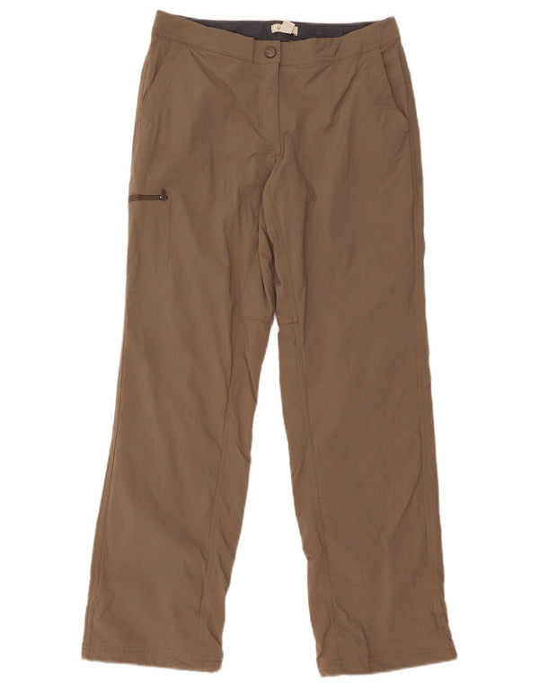 L.L.Bean Damen Gerade Cargohose US 8 Medium W30 L31 Braunes Nylon