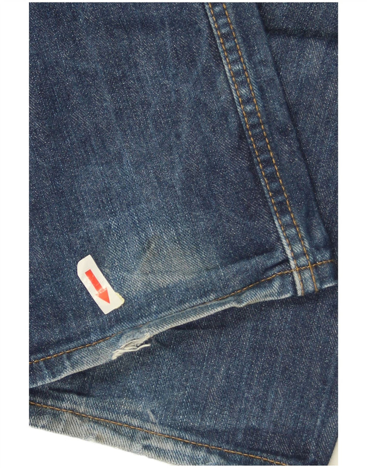 Lee Mens Zed Straight Jeans W34 L34 Blue Cotton