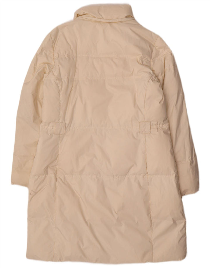 Tommy Hilfiger Damen Wattierter Mantel UK 18 XL Weiß Polyester