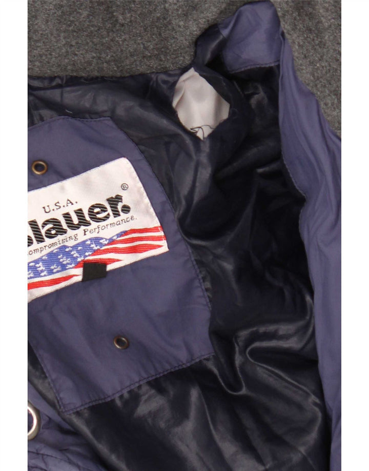 Blauer Ανδρικό μπουφάν με επένδυση UK 38 Medium Navy Blue Polyamide