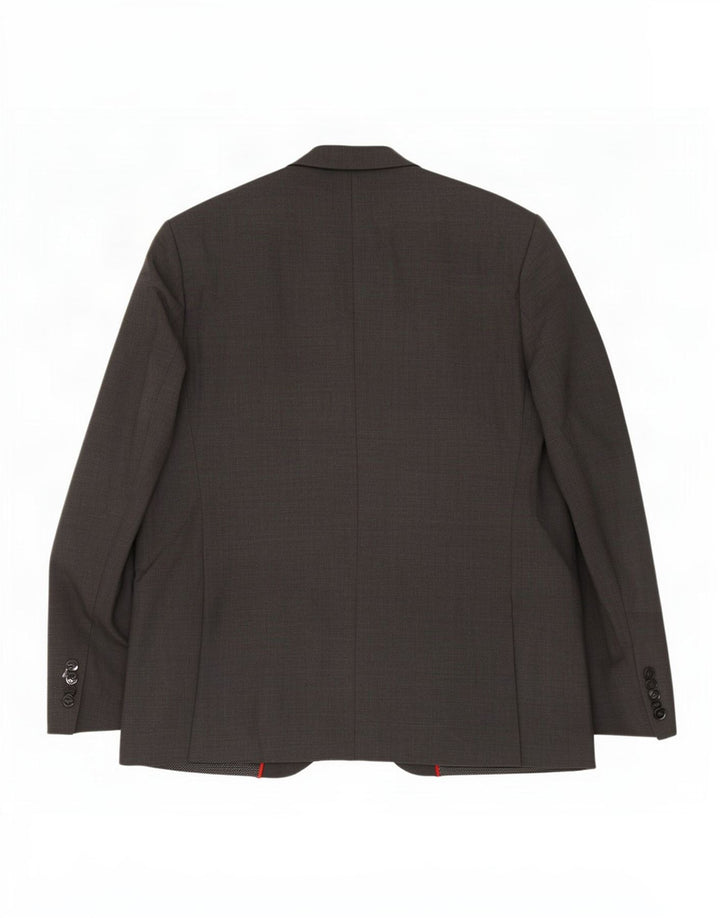 Marks & Spencer férfi 2 gombos blézerkabát UK 46 XL fekete poliészter