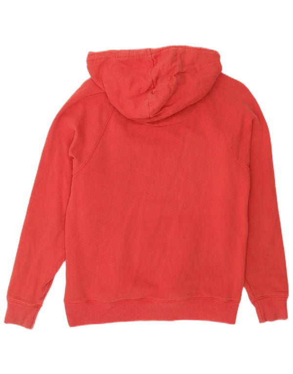 Maglione con cappuccio grafico da donna Jack Wills UK 10 piccolo cotone rosso