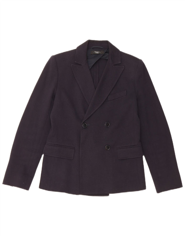 Damska marynarka Max Mara Weekend z podwójnymi piersiami, UK 10, mała, granatowa