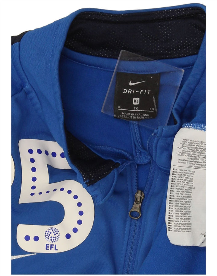 Ανδρική φόρμα φόρμας Nike με γραφικό πουλόβερ Dri Fit Top XL Blue Colourblock