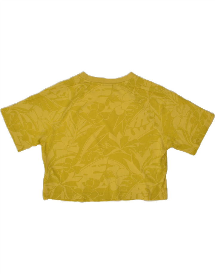 DIADORA Girls Graphic T-Shirt Top 15-16 Years Medium Green Floral Cotton | Vintage Diadora | Thrift | Second-Hand Diadora | Used Clothing | Messina Hembry 