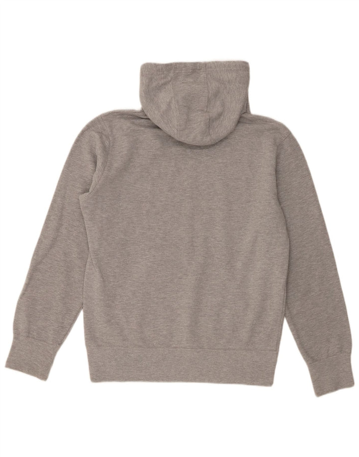 Champion Mens Graphic Hoodie Jumper Medium Grey Flecked