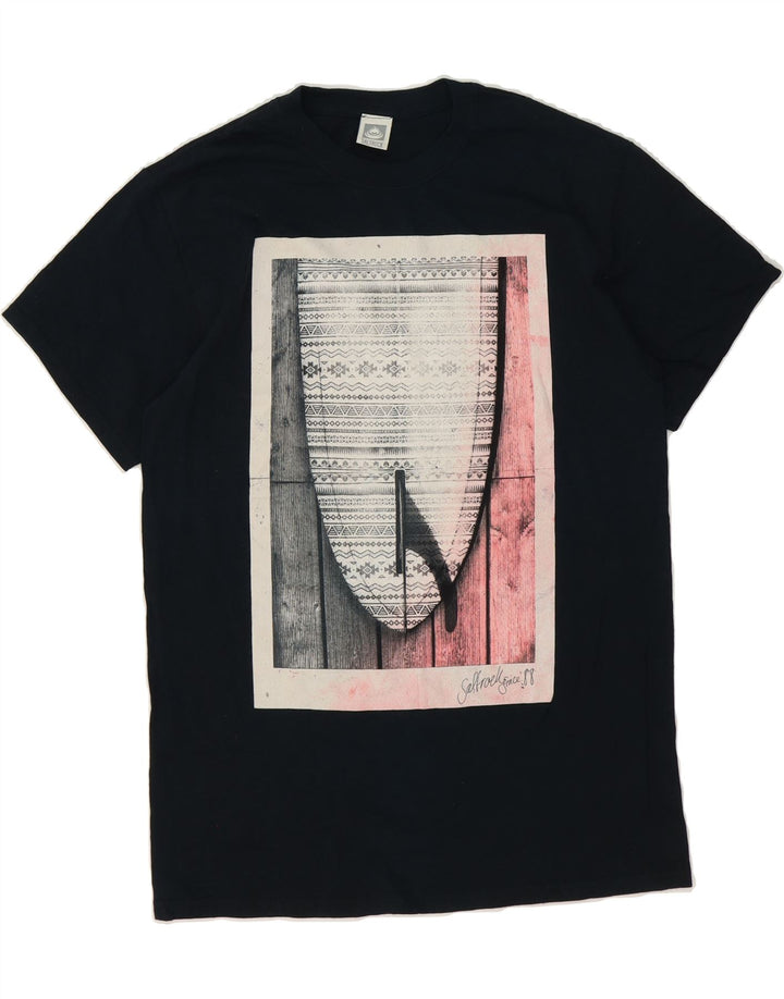 SALTROCK Mens Graphic T-Shirt Top Medium Navy Blue Cotton Vintage Saltrock and Second-Hand Saltrock from Messina Hembry 