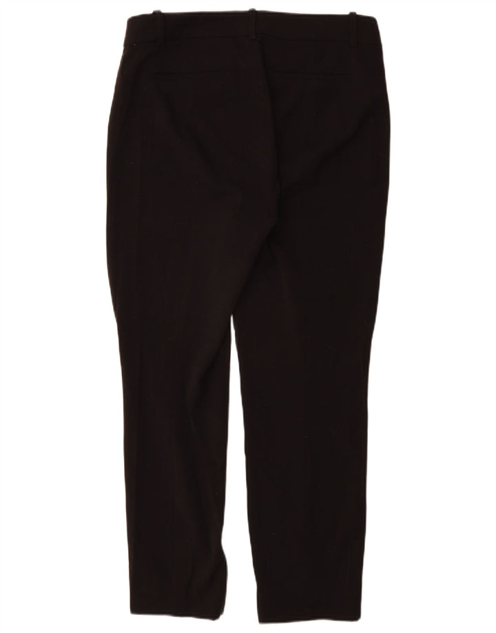 J. CREW Womens Slim Chino Trousers US 8 Medium W28 L27 Black Polyester
