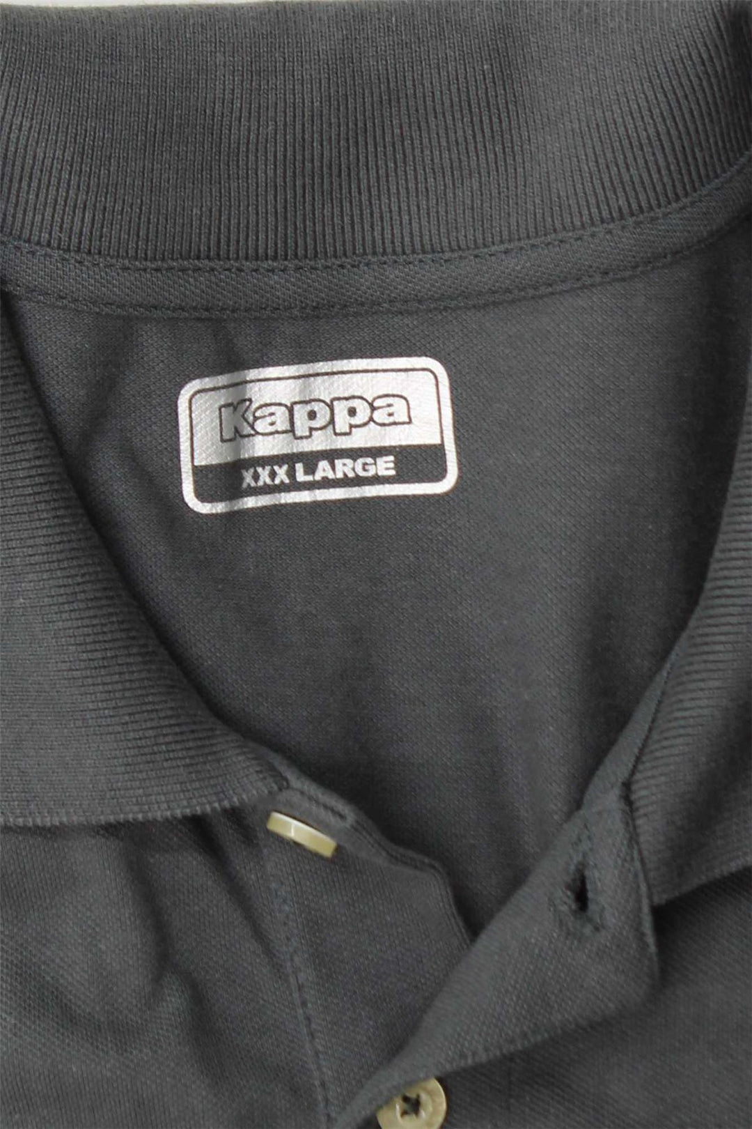 KAPPA Mens Polo Shirt 3XL Grey Cotton