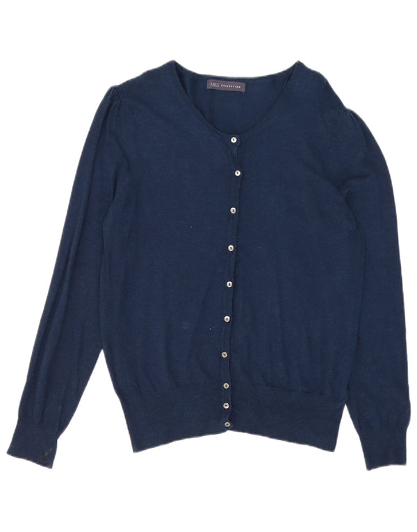 Marks & Spencer Cardigan pour femme en viscose bleu marine moyen UK 12