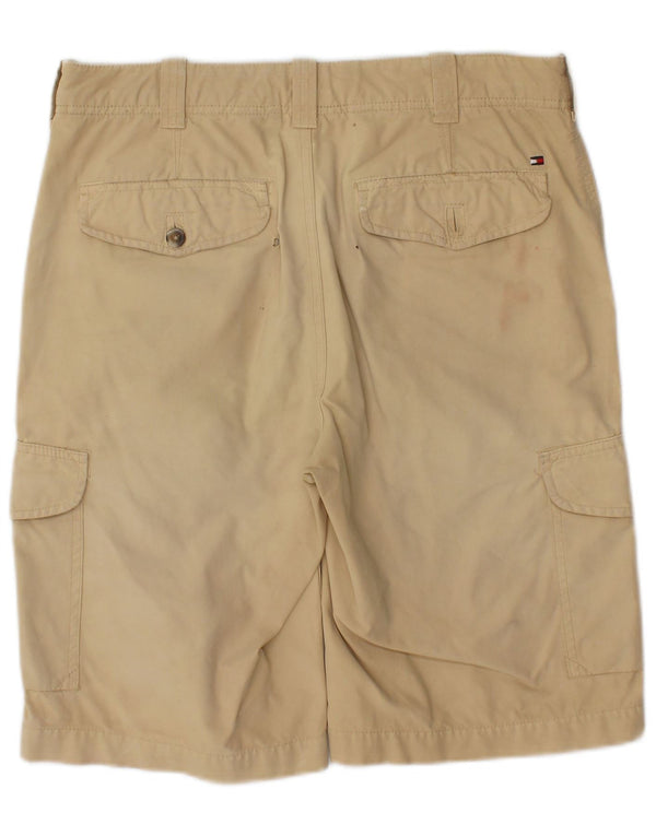 Shorts cargo masculino Tommy Hilfiger W30 algodão cáqui médio