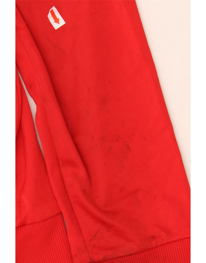 FILA Mens Tracksuit Top Jacket Small Red Colourblock Polyester