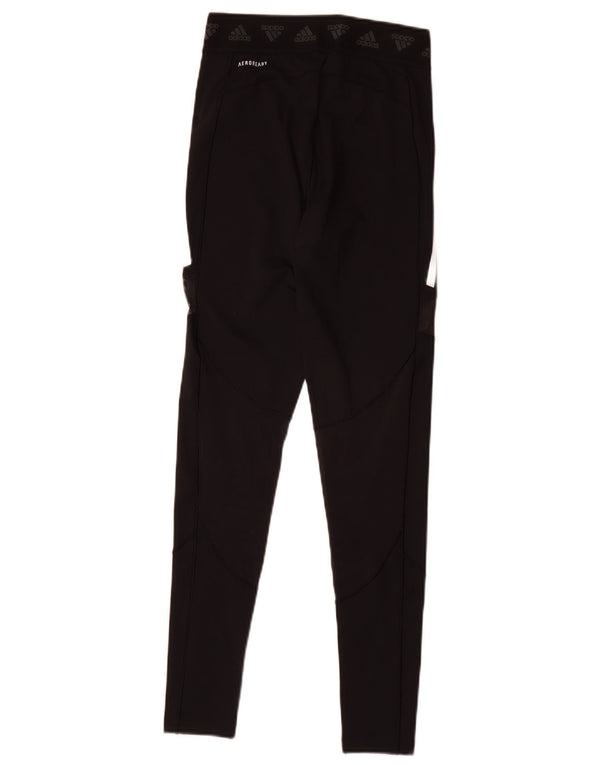 Adidas Damen Aeroready Leggings UK 8/10 Small Schwarz Polyester