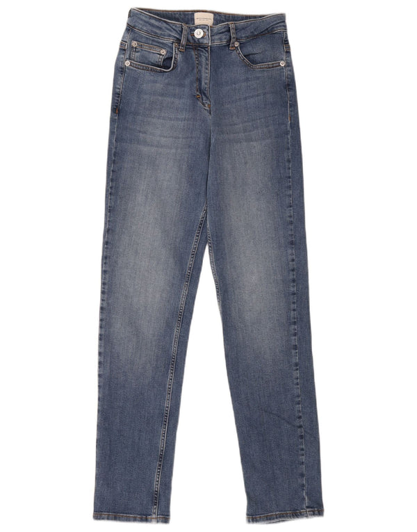 French Connection Womens Slim Jeans UK 6 XS W26 L29 Blue Cotton
