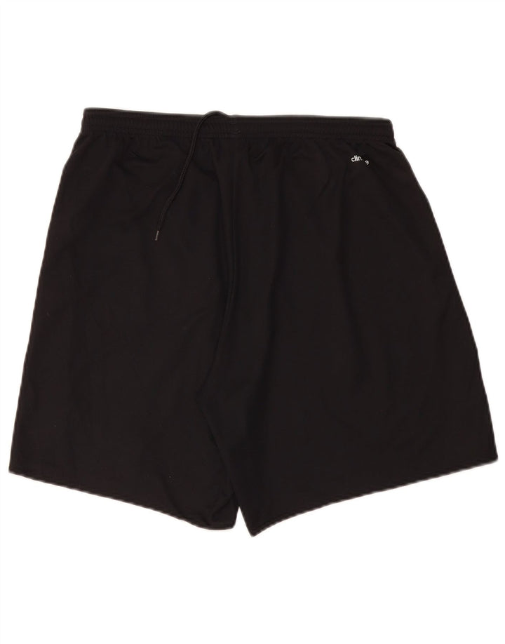 ADIDAS Mens Climalite Sport Shorts Large Black Polyester
