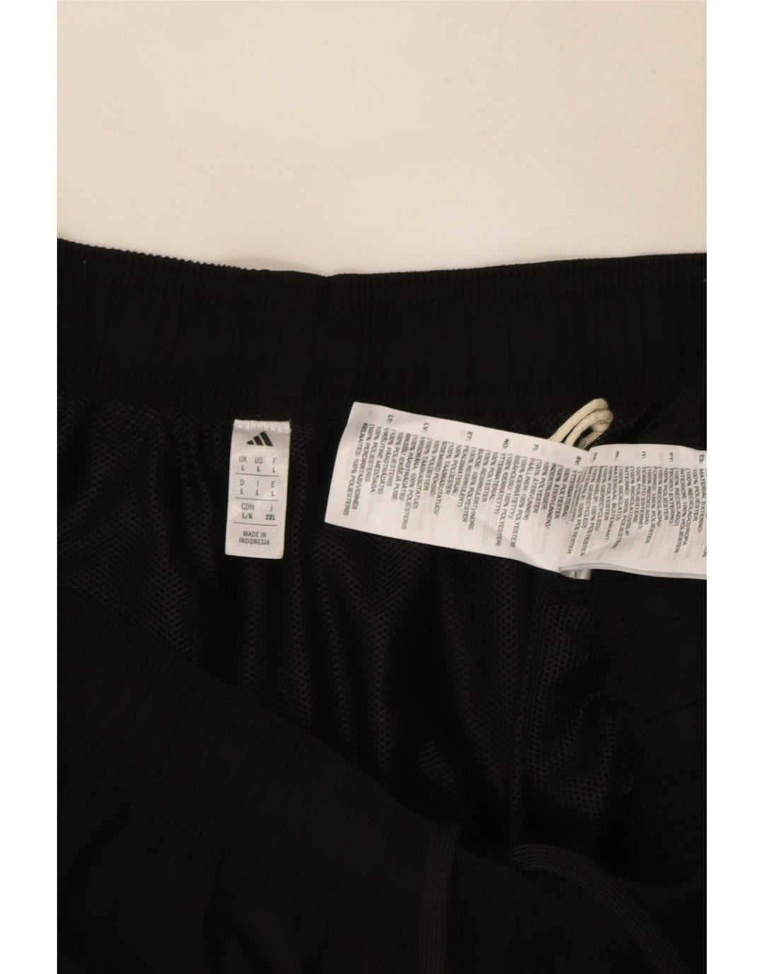 Adidas Mens Sport Shorts Large  Black Polyester