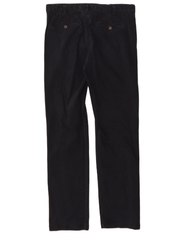 Gant Pantaloni Chino Regular Fit New Haven da Uomo W32 L32 Blu Navy