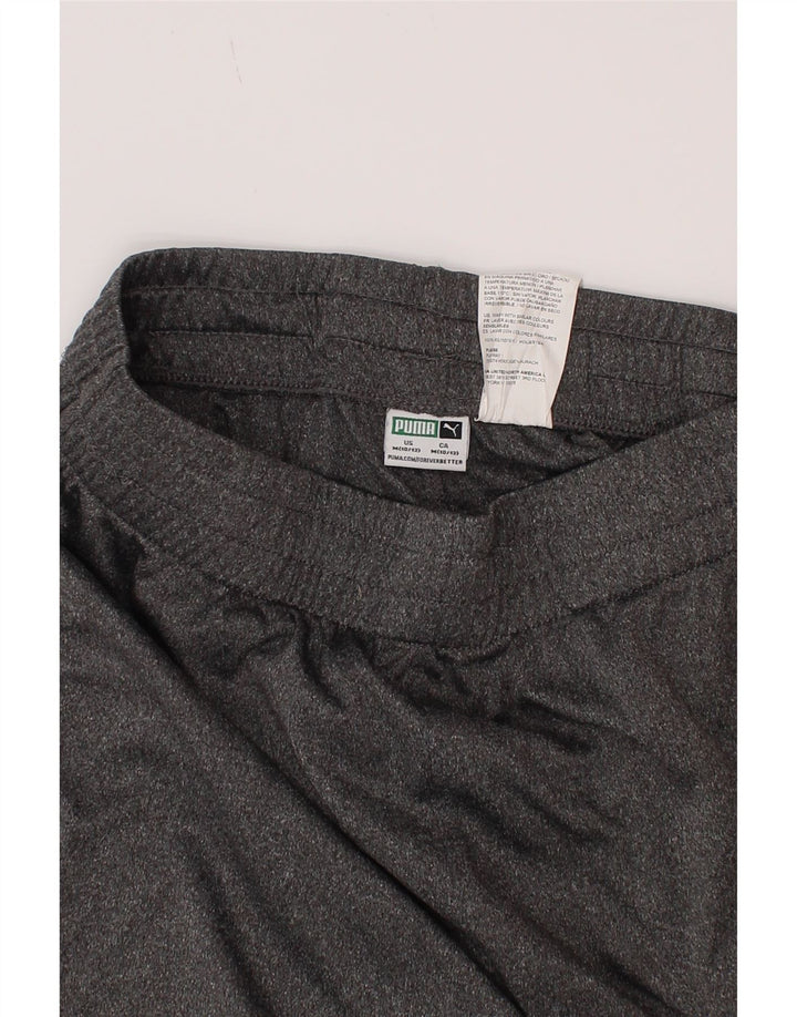 Puma Short de Sport Garçon 10-11 Ans Gris Moyen Polyester