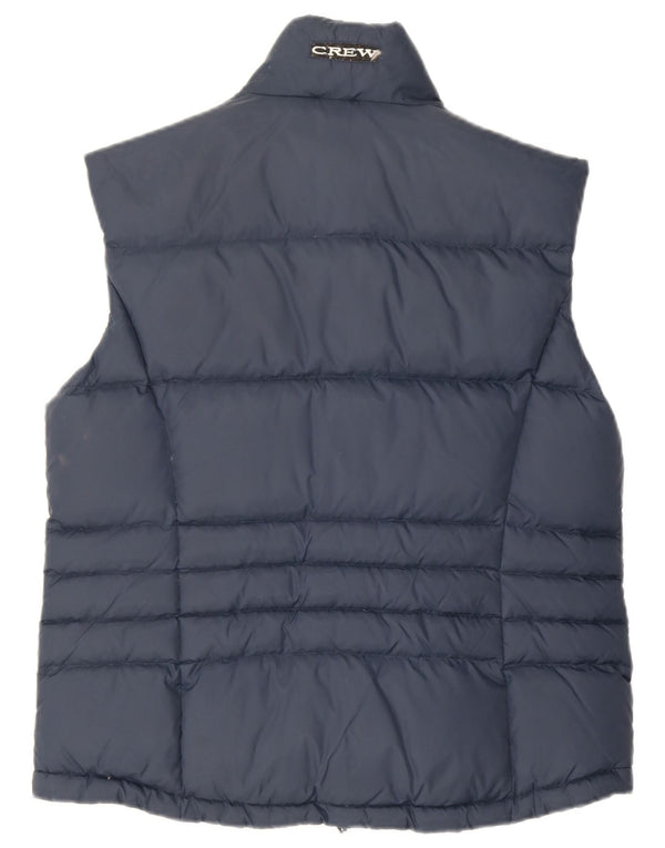 Crew Clothing Womens Padded Gilet UK 12 Medium Navy Blue Nylon