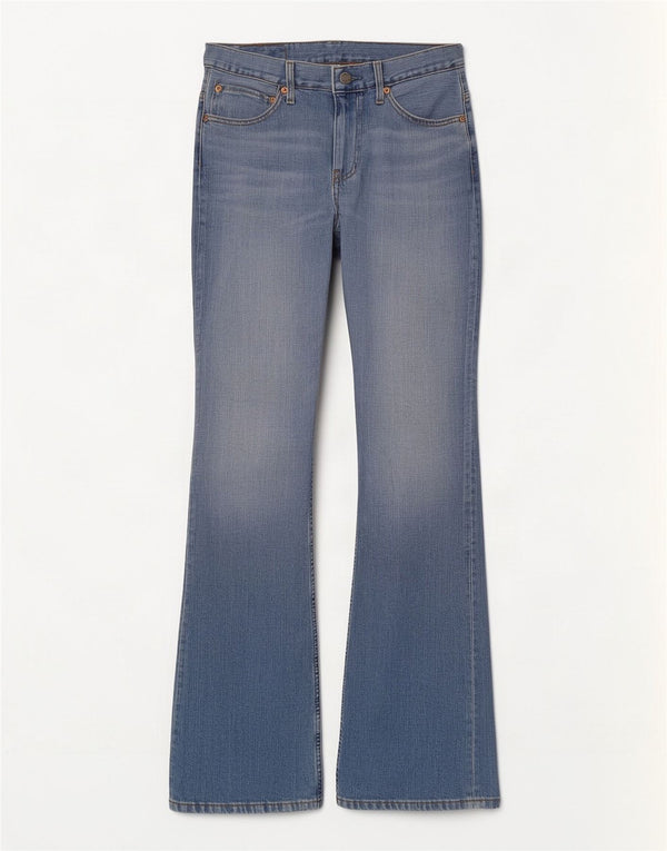 Calça jeans masculina Levi's 507 Slim Bootcut W31 L34 azul algodão