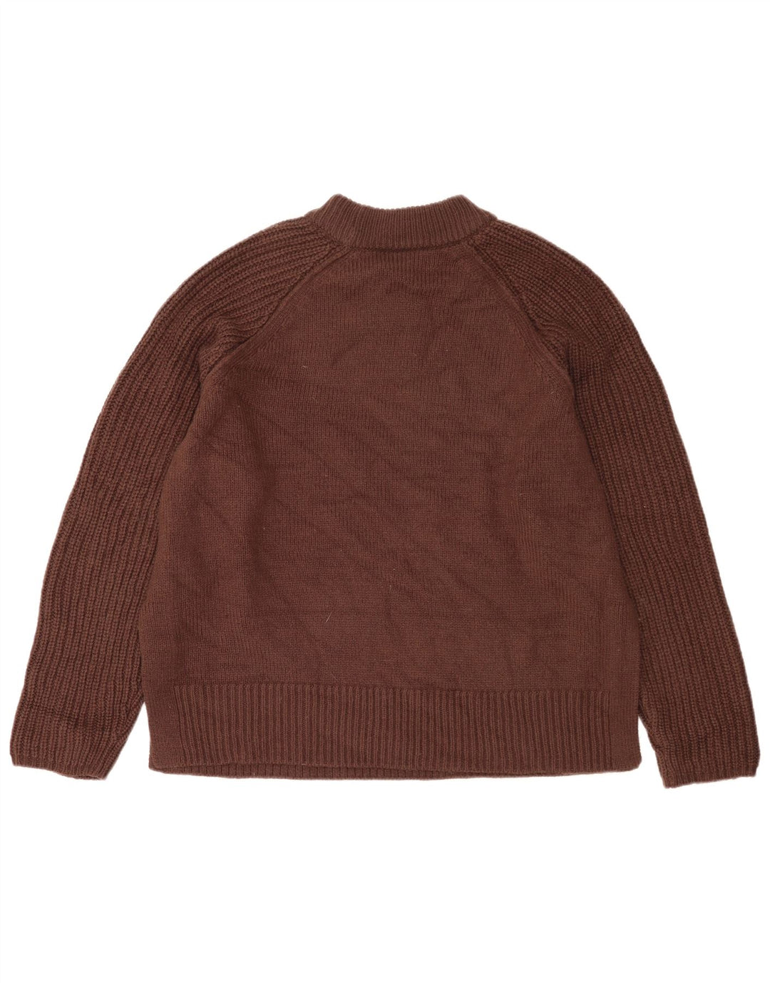 Marks & Spencer Herre Turtle Neck Jumper Sweater Stor Brun Akryl