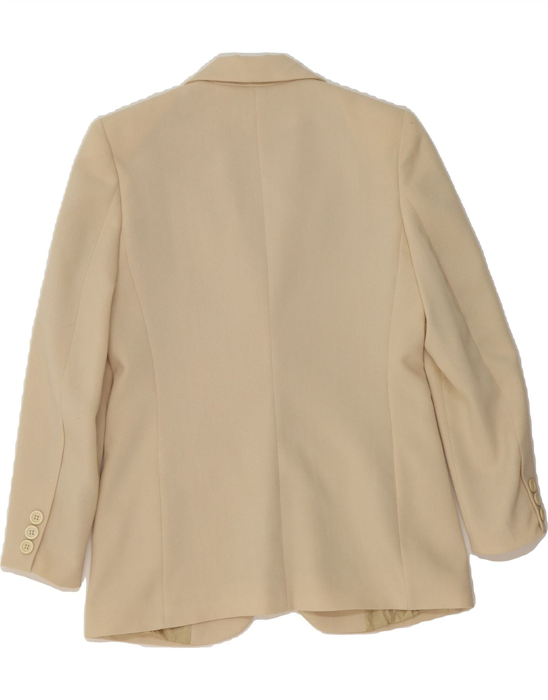 HALFON Womens 1 Button Blazer Jacket IT 42 Medium Beige Polyester Vintage Halfon and Second-Hand Halfon from Messina Hembry 