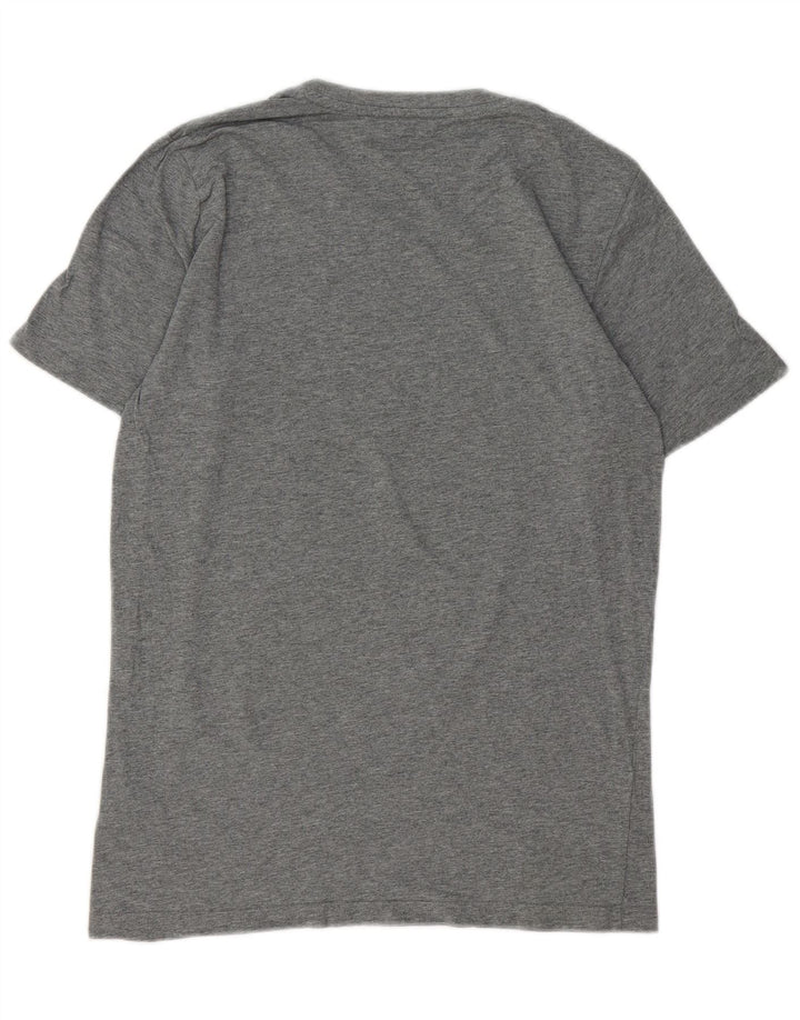 PUMA Mens Graphic T-Shirt Top Small Grey Cotton