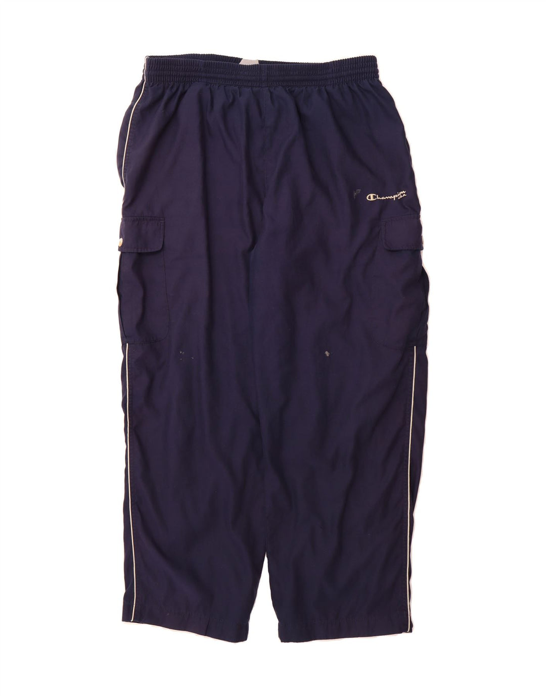 CHAMPION Mens Cargo Tracksuit Trousers XL Navy Blue Vintage Champion and Second-Hand Champion from Messina Hembry 