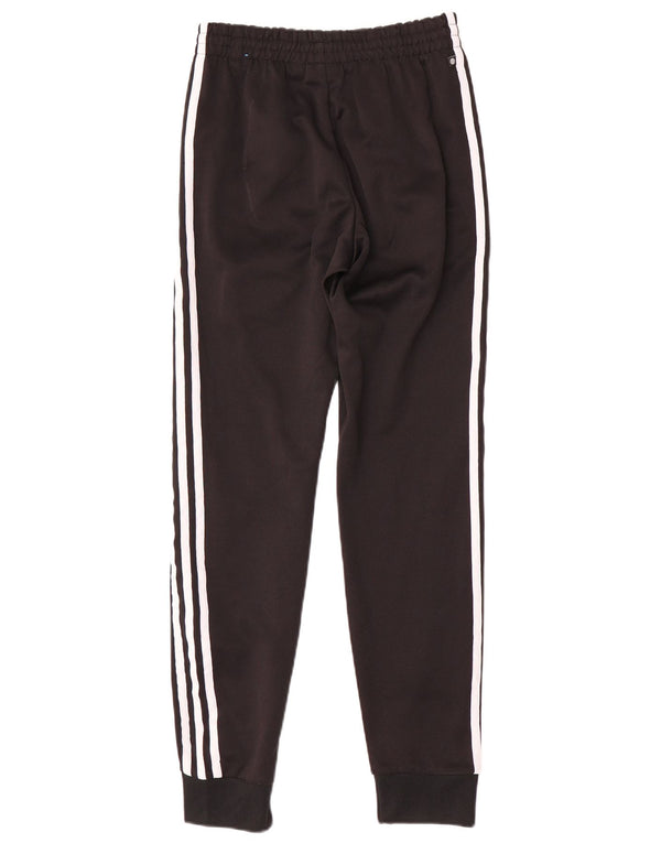 Adidas Mens Tracksuit Trousers Joggers Small Black Polyester