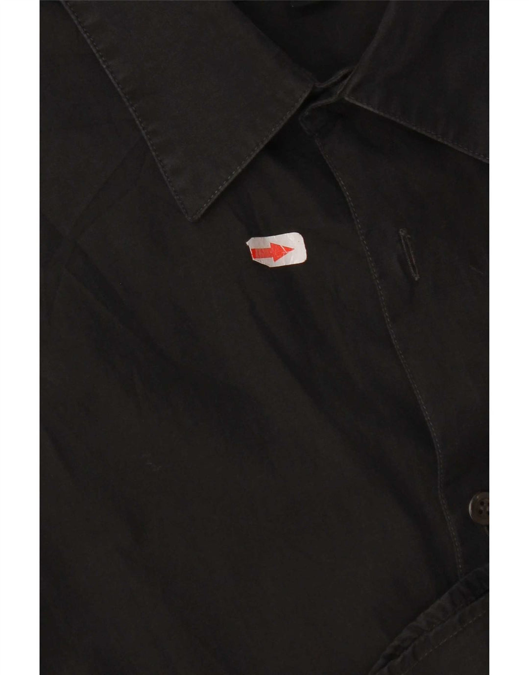 Calvin Klein Mens Shirt Size 43 Large Black Cotton