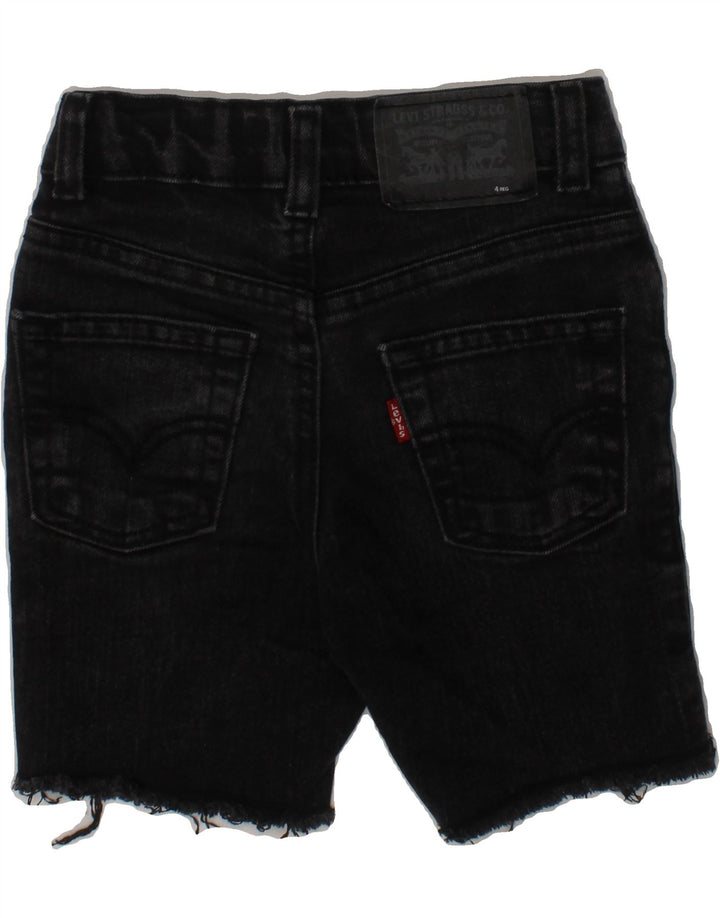 LEVI'S Boys 511 Denim Shorts 3-4 Years W20  Black Cotton Vintage Levi's and Second-Hand Levi's from Messina Hembry 