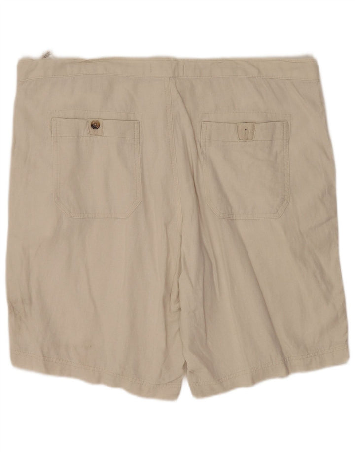 Marks & Spencer Mens Chino Shorts W42 2XL Beige Flax