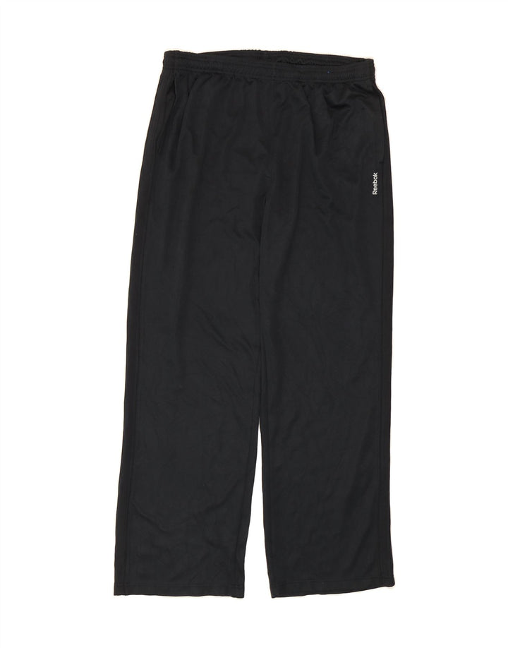 REEBOK Mens Tracksuit Trousers XL Black Polyester Vintage Reebok and Second-Hand Reebok from Messina Hembry 