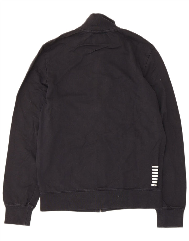 Emporio Armani Mens Graphic Tracksuit Top Jacket Small Black